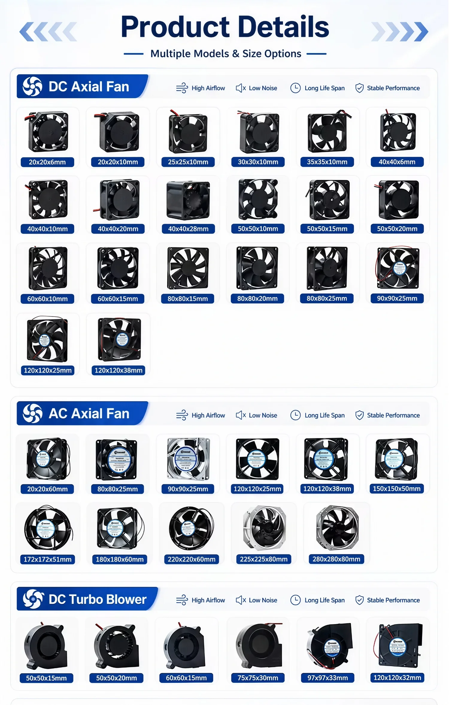 Centrifugal Fan, 230VAC, 80W, 133mm, IP44 - detail 26