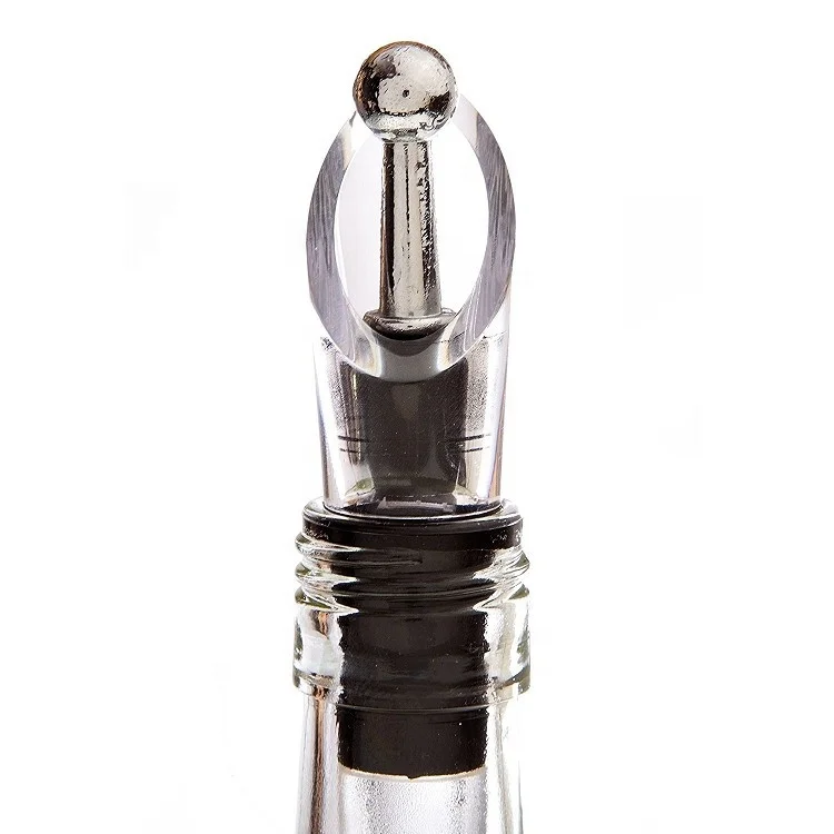 

Wholesale Stainless Steel cooler wine chiller stick with wine pourer and stopper