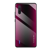 

2019 New Design Striped Tempered Glass Back Case For Xiaomi Mi A3