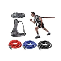 

2019 New resistance bands training pull rope stretch battle Elastic rope with cloth cover Waist/shoulder brace Running Training