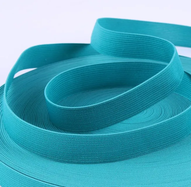 2019 Wholesale custom 2cm colored Elastic Band for clothes, notebook and backpacks factory supplier
