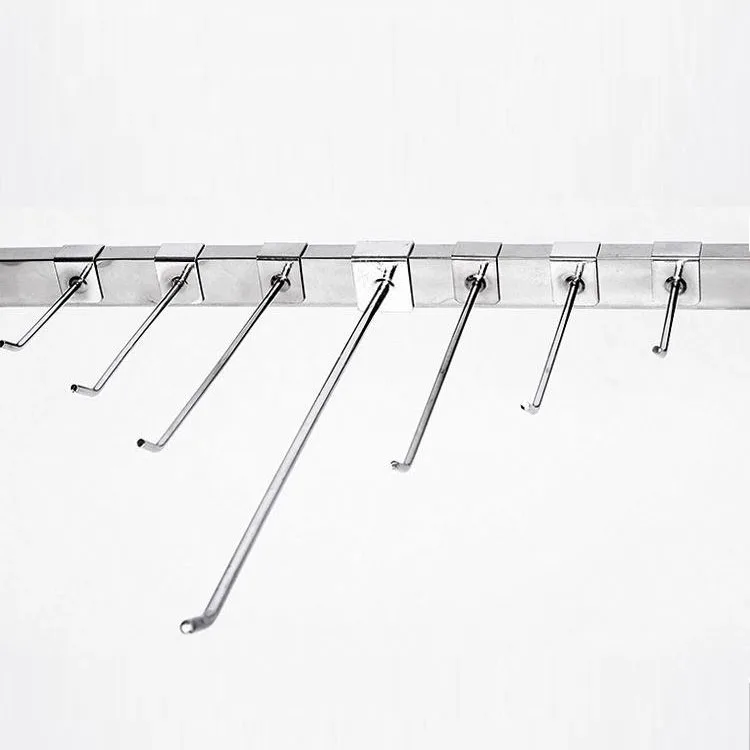 High Quality Chrome Metal Hooks Square Rectangle Tube Hook For ...