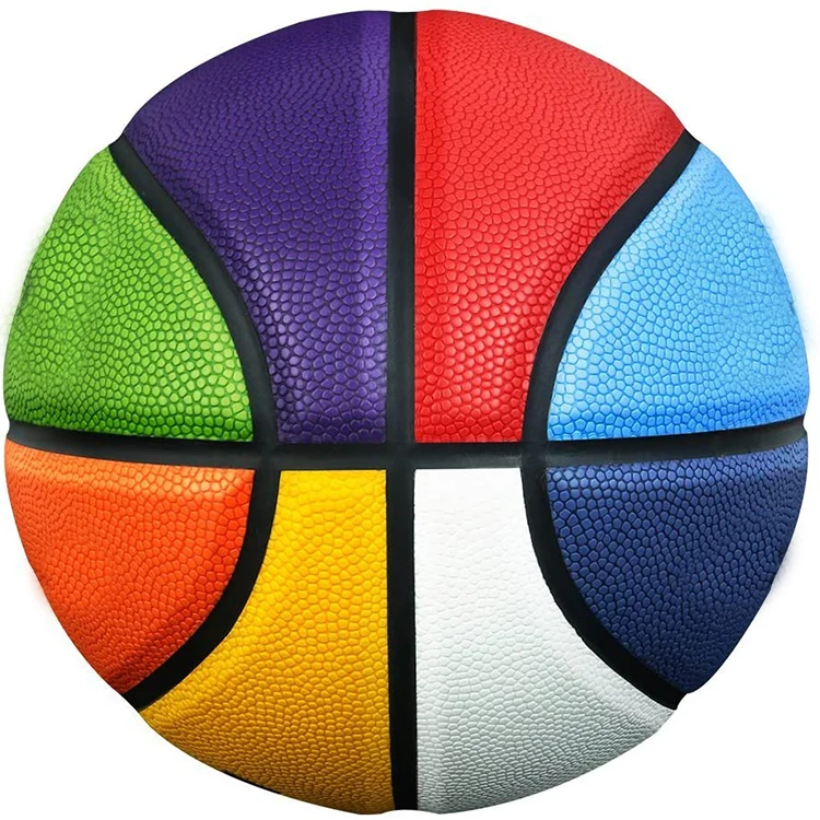 

Manufacturer PU Leather Basketball size  basketball for kids, Black orange