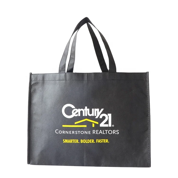 

Brand Promotion Custom Printing Logo Eco Non Woven Shopping Reusable Bags