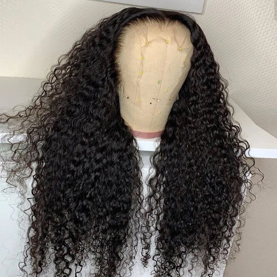 

HD Pre Plucked Lace Front Wigs Bleached Knots Cambodian Curly Hair Wigs Human Hair Lace Front 13*4 Human Virgin Hair