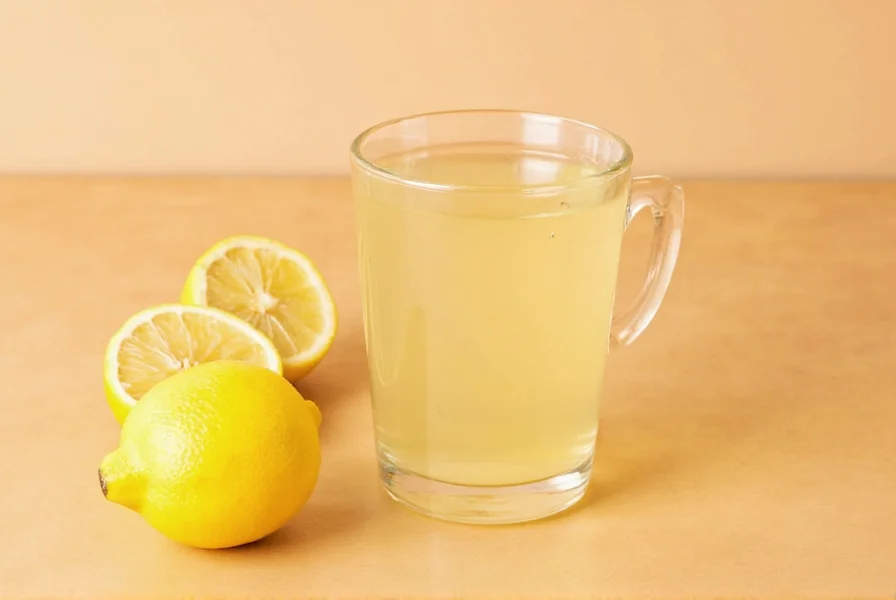 Close-up photograph of lemon ginger kombucha in a clear glass showing natural carbonation bubbles rising through golden-amber liquid with lemon slices and ginger root visible