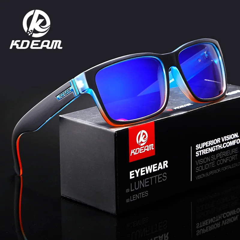

Kdeam Brand KD505 Outdoor Fashion Trending Sports Men Square Polarized Sun glasses Wholesale Custom gafas lentes de sol, Picture colors