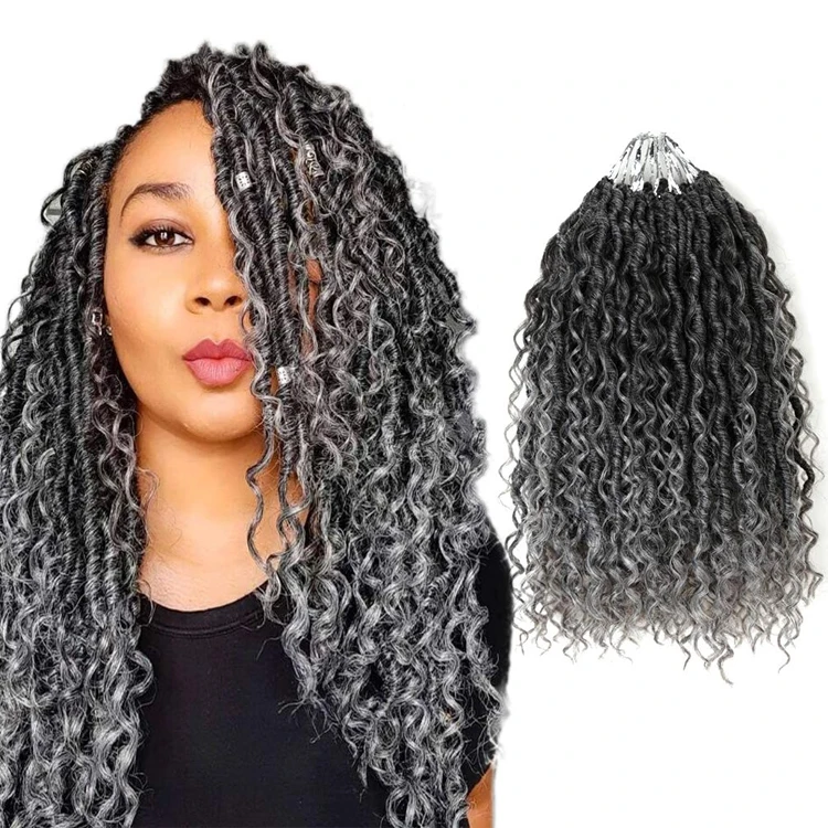 

river locs Synthetic Crochet Braids Hair Passion Twist River Goddess ombre Braiding Hair Extension Brown Faux Locs With Curly, All colors