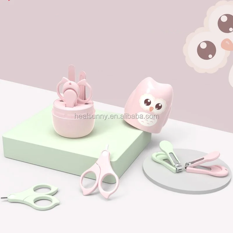 

Hot Sale Mini Baby Nail Clipper and Grooming Kit with Scissors and File, Clean Tweezers