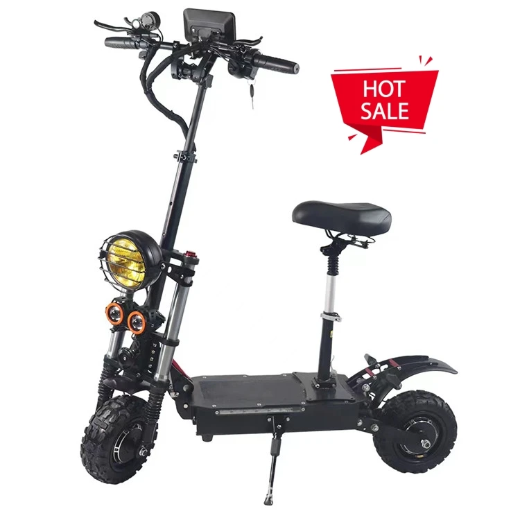 

Off road Escooter 10000w 15000w 72v with light headlights 11 inch long range 72V electric scooter