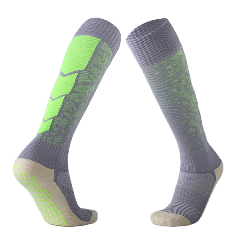 

Training Sports Men Football Anti Slip Crew Knee High Breathable Soccer Socks