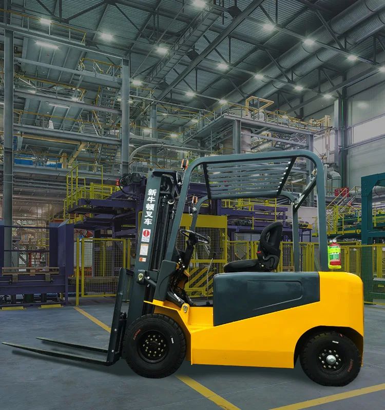 dockstocker mobile yard ramp power forklift electric telehandler 