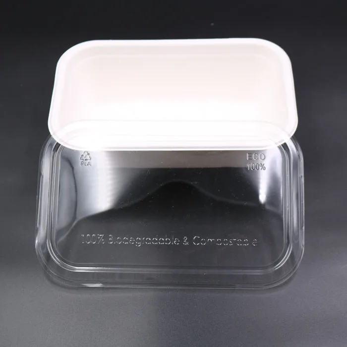 

compostable take out container food packaging box, Nature brown