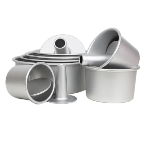 

6 Inch Aluminum Ring Cake Mould With Removable Bottom Cake Tin Chiffon Cake Tools, Silver