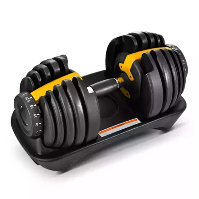 

Adjustable dumbbell 24kg 40kg home fitness equipment set, Black