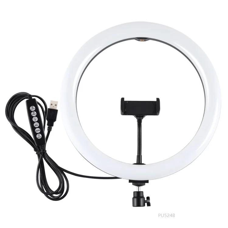 

PULUZ 11.8 Inch RGBW Dimmable LED Circle Circular Ceiling Photography Selfie Ring Light for Live Show