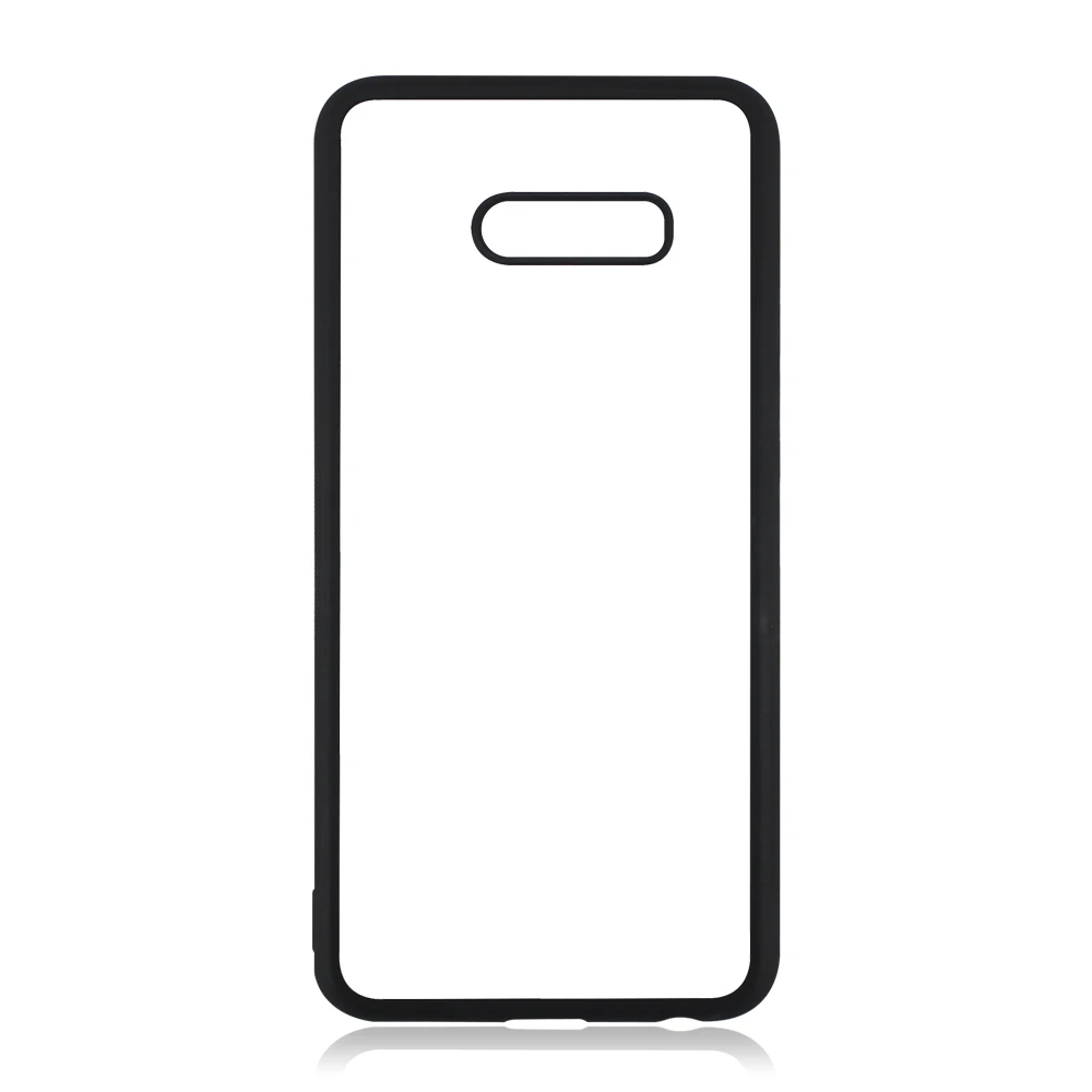 

Blank 2D sublimation TPU+PC phone cases for LG G6/G7/G8/G8X with aluminum insert, Black,white,clear