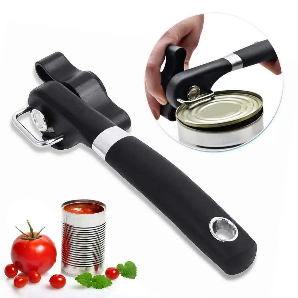 

Safe Cut Can Opener Stainless Steel Manual Can Bottle Opener With Smooth Edge Handheld Bottle Tin Opener