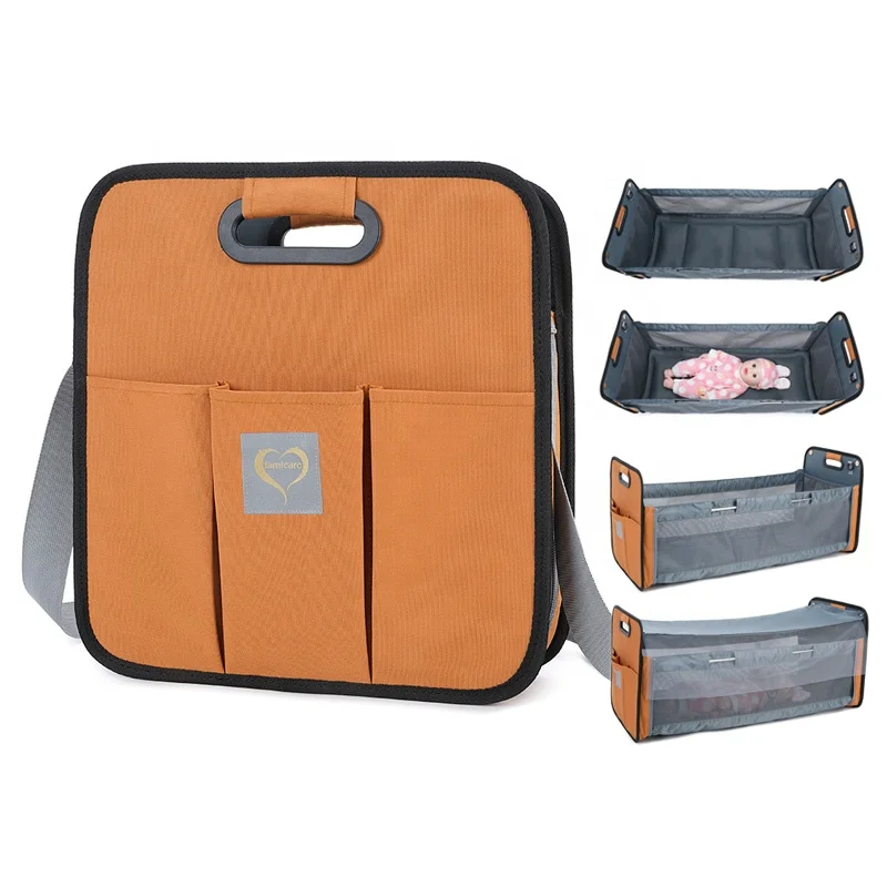 

2021 New Diaper Bag with Cot for Babies Maternity Women Shoulder Messenger Bags Moms Briefcase Handbag Lady Totes Storage
