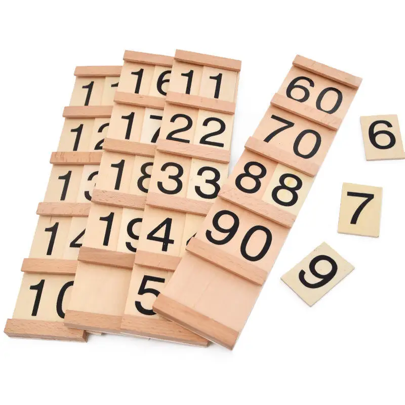 Custom Montessori Children Wooden Creative Mathematics Plug Board Early Educational Teaching Aids Learning Toys for Kids