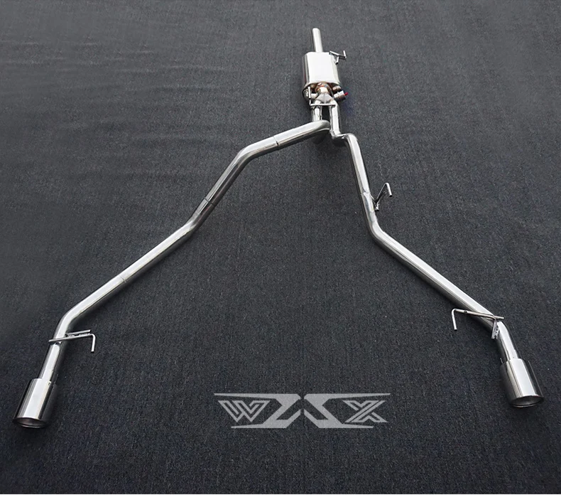 Custom Race Sports Exhaust Cat-back Stainless Steel Catback Exhaust System for Toyota Tundra 2016-2021