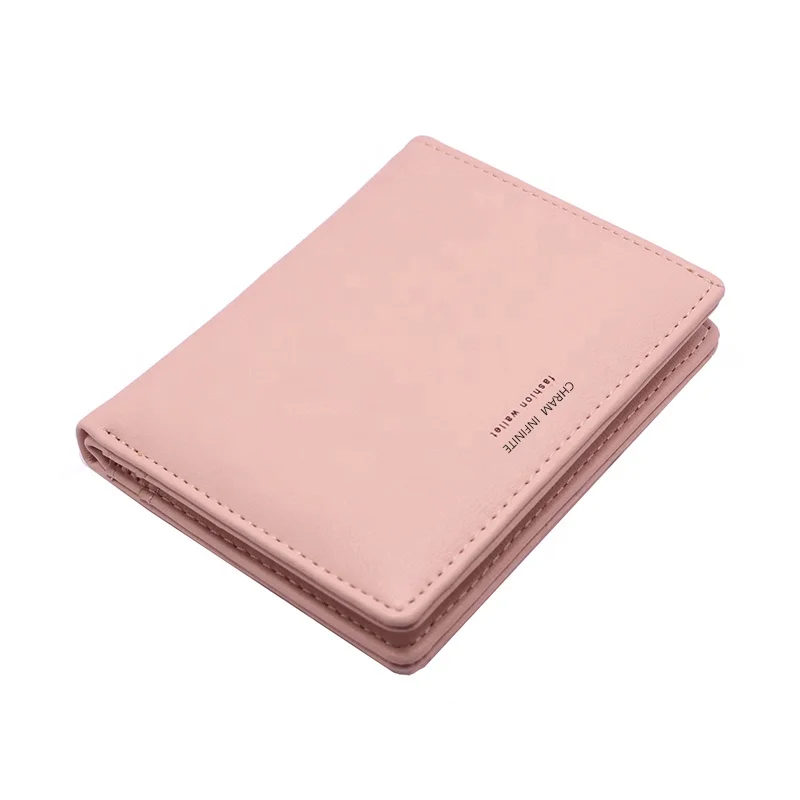 

MIYIN Ultra thin short small wallet student multi-card purse change Wallet zipper cute card holder minimalist women wallets