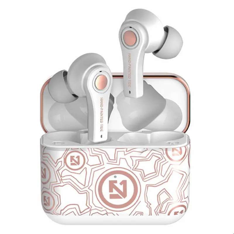 

TS100 New Fashion Graffiti Design Tws Auriculares Touch Wireless Earbud Fone De Ouvido Tws Earphone