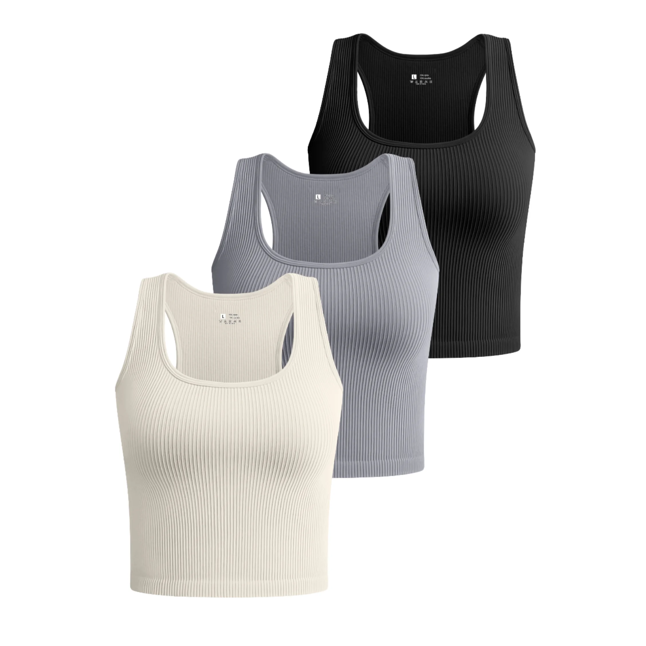 短款无袖Breathable女士Tank Top