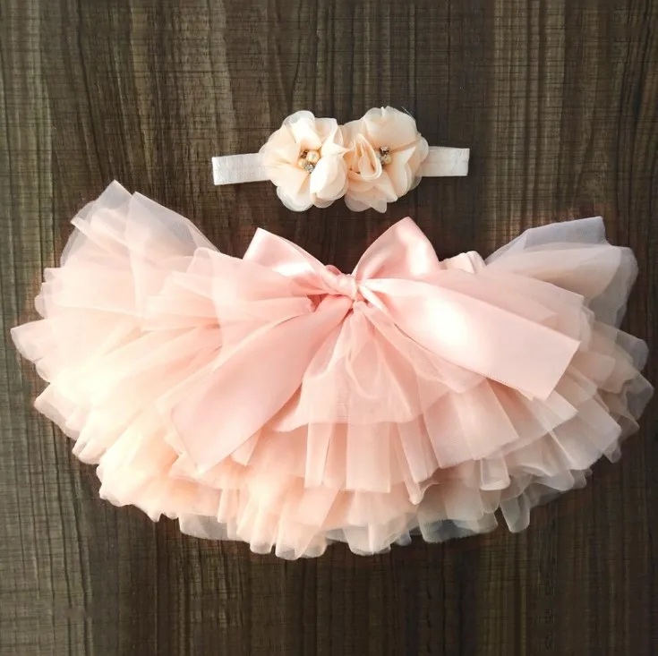 

Y107289 New 0-36Mos Baby Girls Tutu Skirt Headband Set Toddler Ruffle Tulle Diaper Covers tutus, Plaid