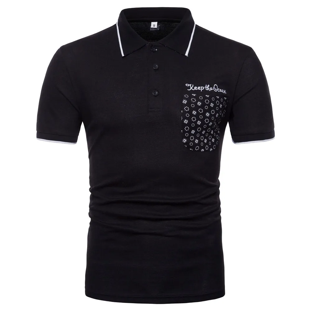 100 Cotton High Quality Fashion Polo Shirt With Oem Front Pocket Custom ...