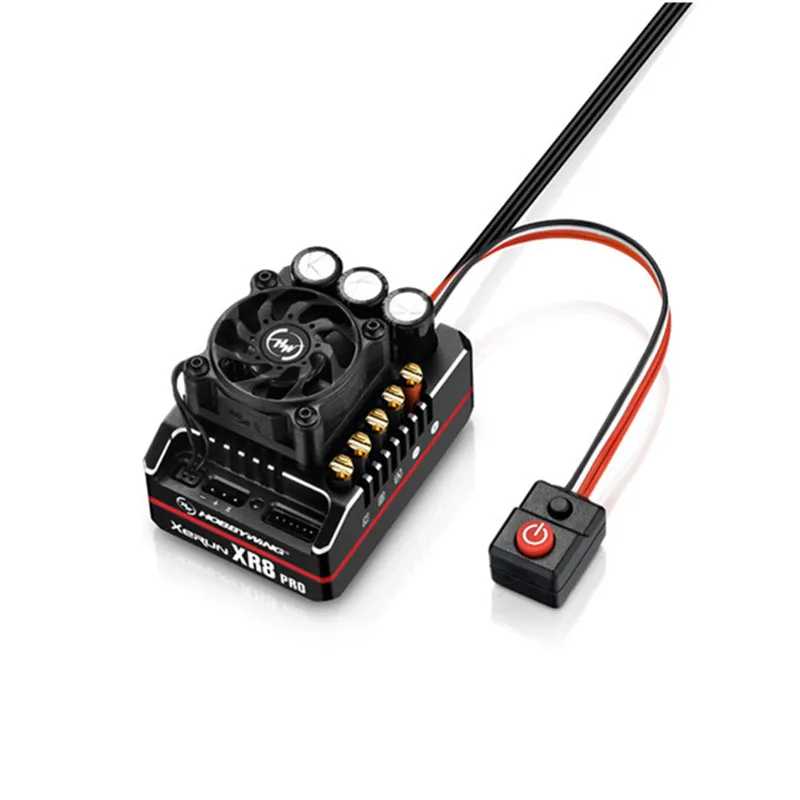 

Hobbywing XERUN XR8 PRO G2 200A/1080A 2-4S Lipo brushless ESC for 1/8th Off-Road/On-Road contest racing car
