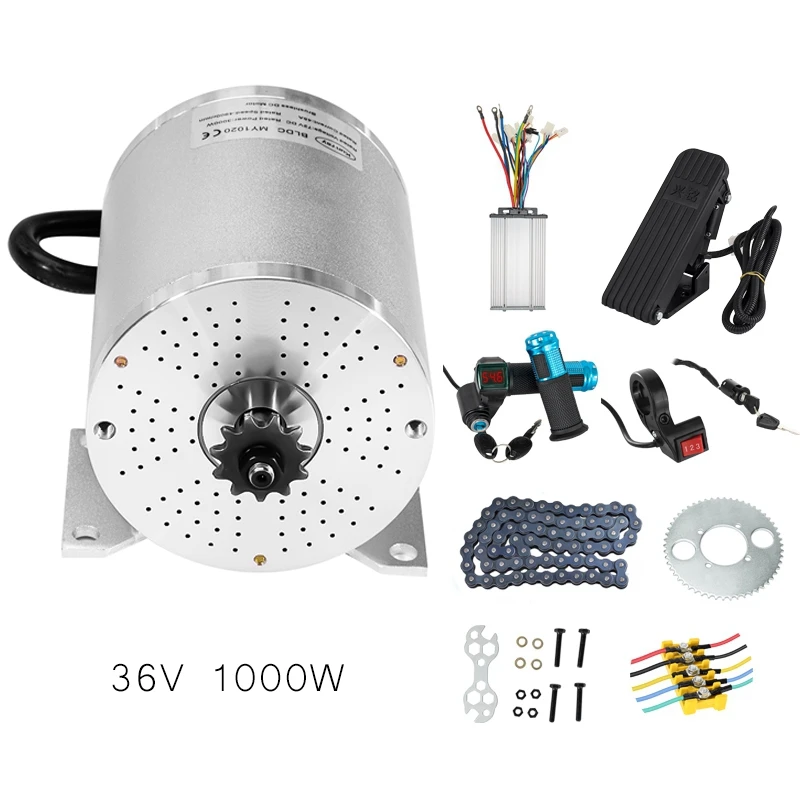 

DropShipping MY1020 36V/48V 1000W Brushless DC Motor Controller Engine for Electric Motorcycle Razor
