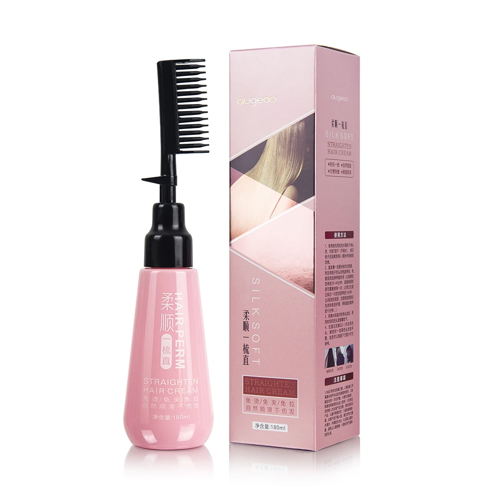 

Hair straightener comb hair straightening brush hair straightening cream