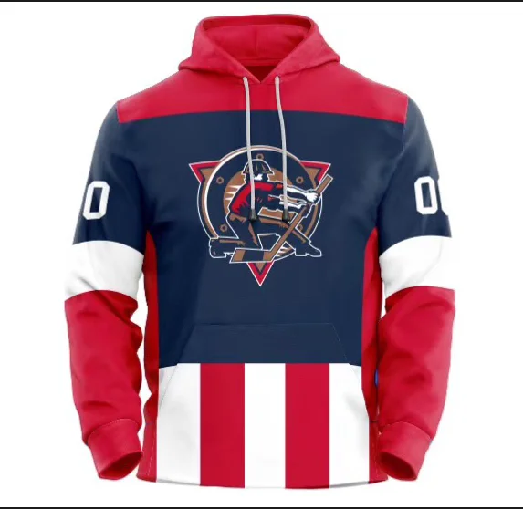 
professional custom made tackle twill ice hockey jersey hoodies 