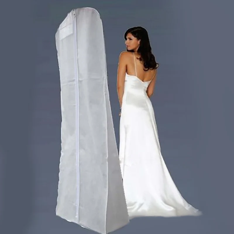 

Extra Large Garment Bridal Gown Long Clothes Wedding Dress Cover Dustproof Suit Bag, 6 color