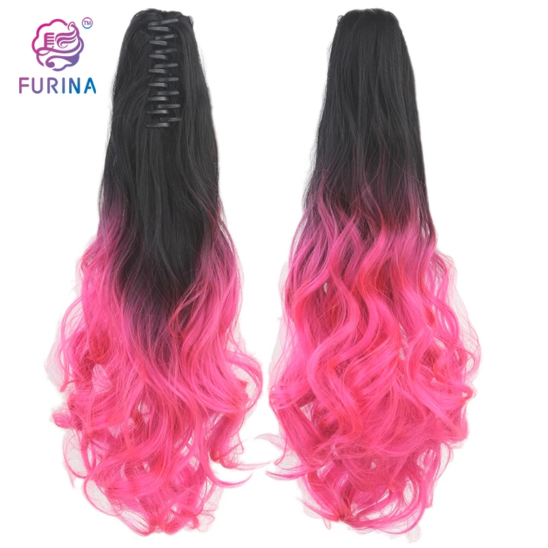 

ombre drawstring ponytail extension ponytail clip kinky ponytail for white girl, Pure colors/ombre color/ customized colors