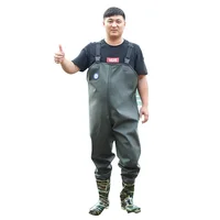 

Fly Breathable Waterproof Hip Neoprene Suit Jackets Chest 100% Boots And Hunting Fishing+Waders