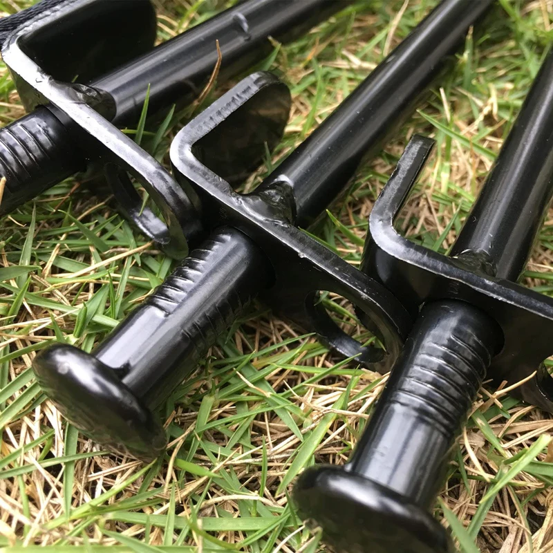 Tent Stakes Heavy Duty,8inch Camping Steel Tent Pegs