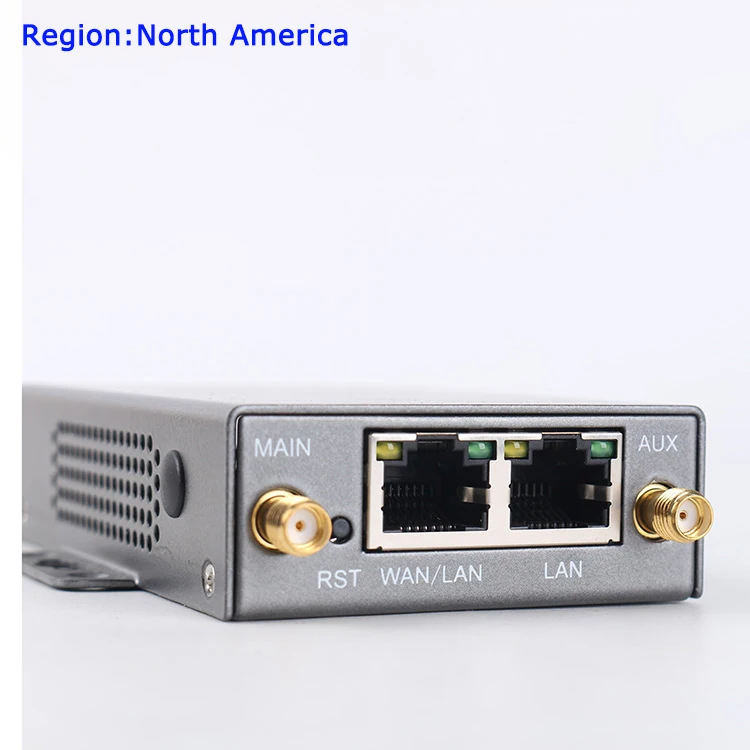 

North America Region Industrial Design Mirco Sim Slot RS485 RS232 DIO 2xLan Modem Lan Router Module Wi Fi Router