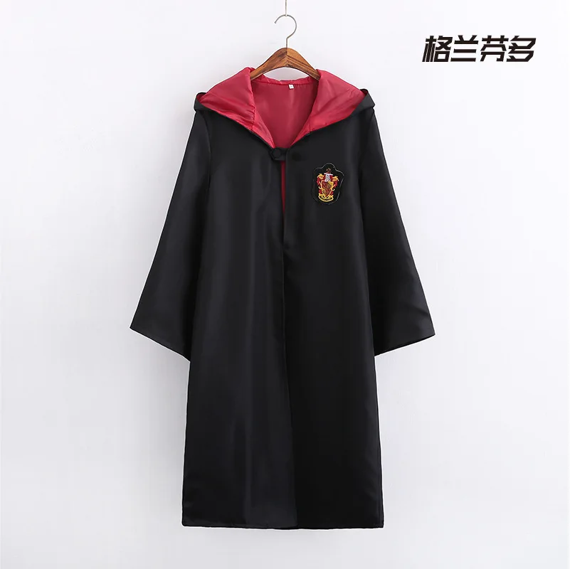 

Children and adults can wear Potter magic robe Harry cloak Gryffindor clothing school uniform magic robe clothes Potter single c