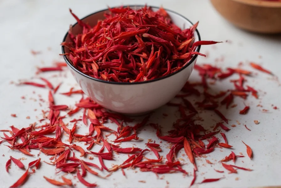 Saffron threads and crocus flowers showing the source of saffron extract used in depression studies