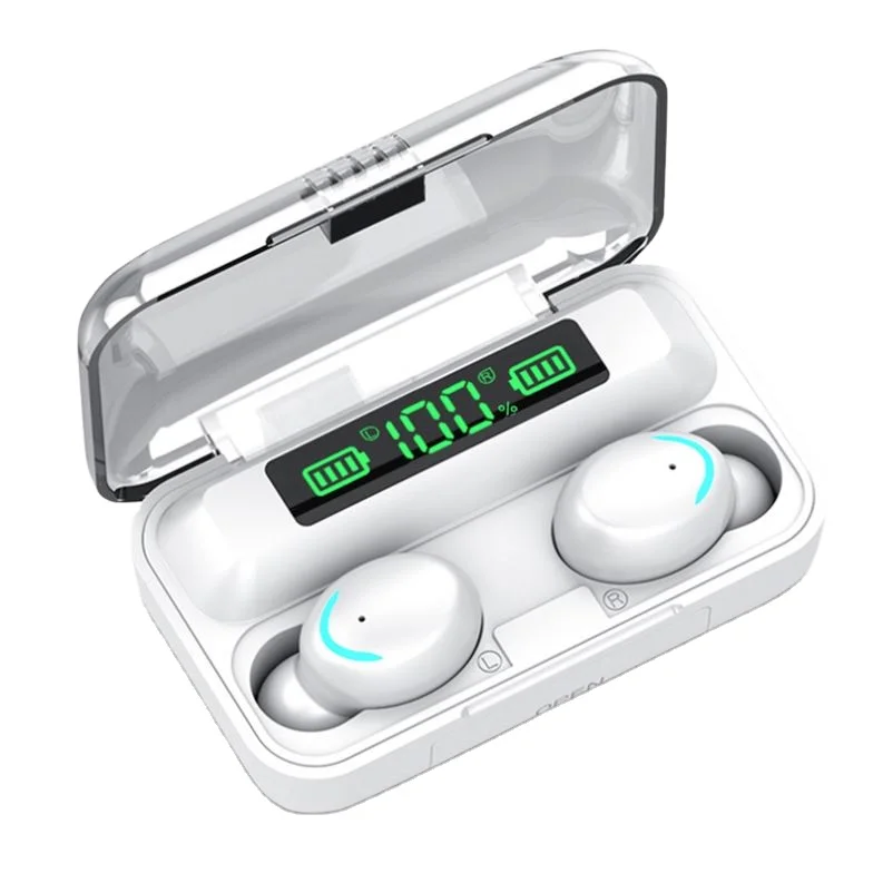 

F9-5C F9-5 2000Mah Ipx7 Waterproof Led Large Capacity Touch Control Tws Headphone Earphone for 12