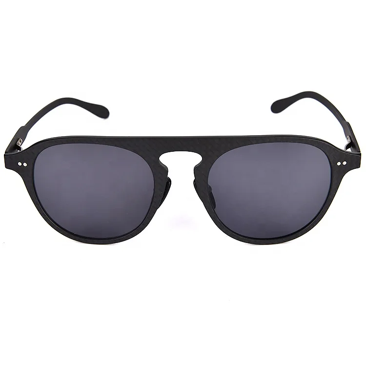 

Men Women Aviation Frame Driving Carbon Fiber Polarized Flexible Sunglasses
