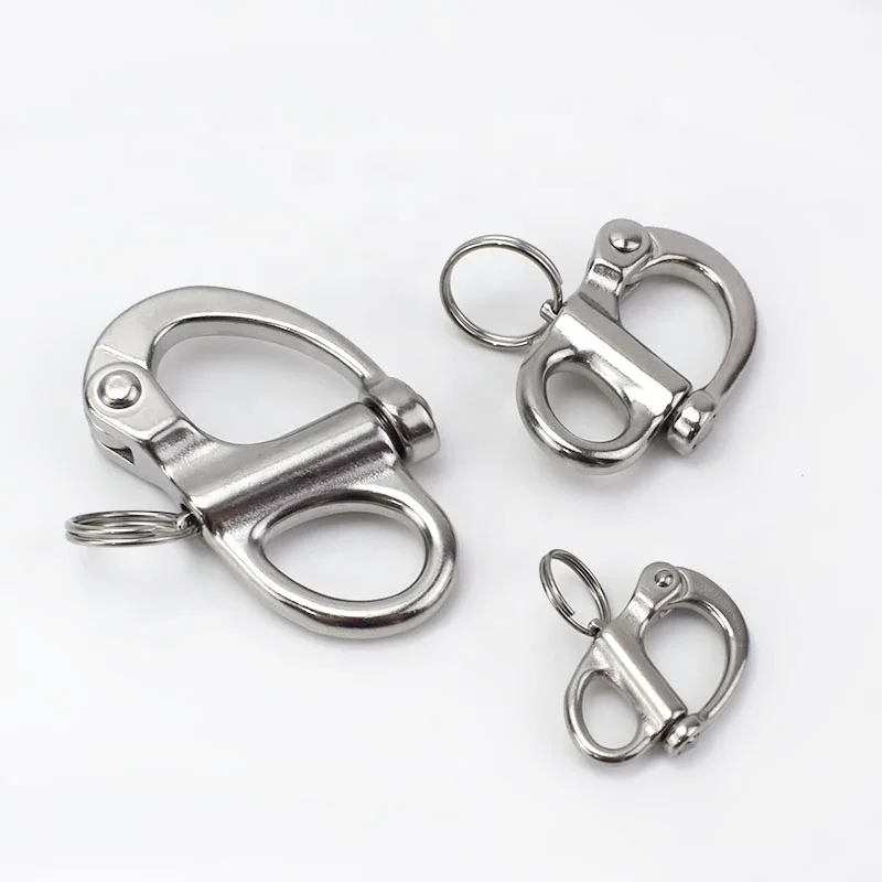 

Meetee BF134 Bag Accessory Shoulder Strap Fixed Hooks 304 Stainless Steel Keychain Buckles