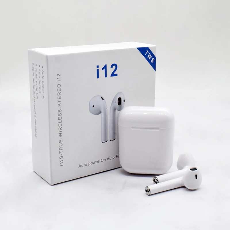 

Waterproof True Wireless Earbuds I12 Tws Earphone Noise Cancelling Bluetooths Headphones With Mic