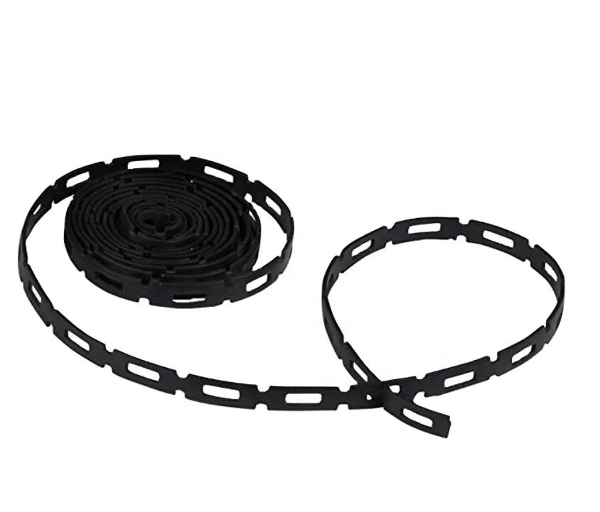 

1/2 inch *2.0 mm*4 m PVC Garden plastic Interlocking Tree Tie binding ties, Black