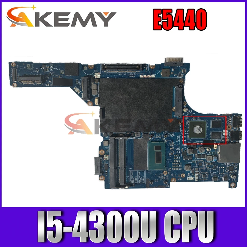 

For Latitude E5440 Laptop motherboard CN-08XGRY 08XGRY 8XGRY VAW30 LA-9832P With SR1ED I5-4300U CPU DDR3L working well