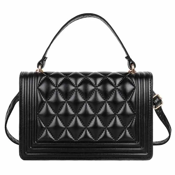 

Elegant Joker Diamond Lattice Square Shape Women Shoulder Bag Handbag, Black/white/khaki/pink/brown