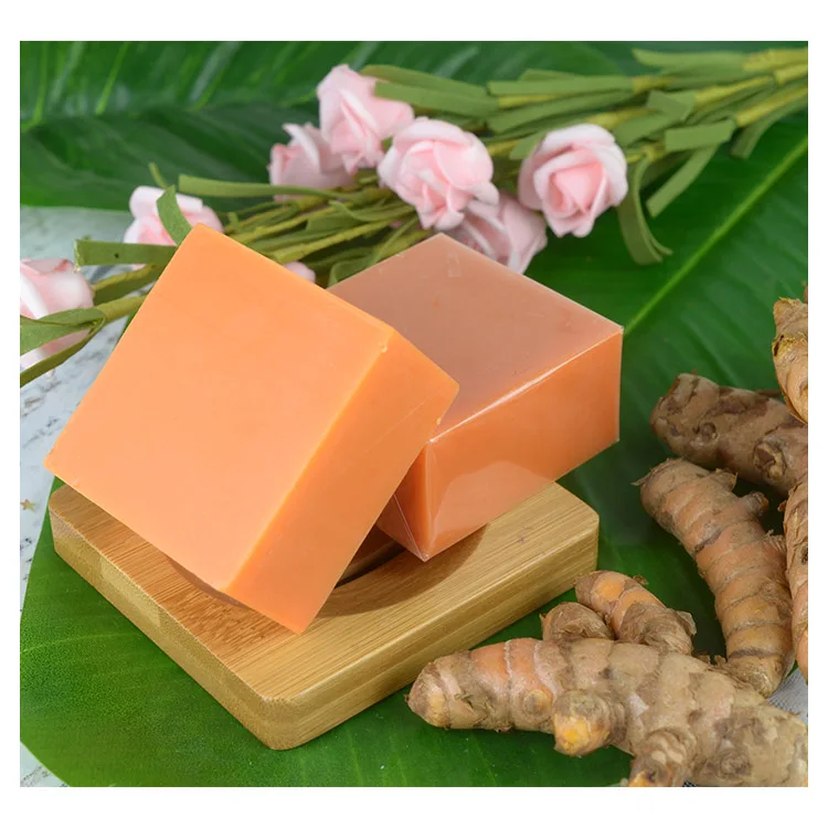 

Wholesale eco friendly Private Label Gentle Bath Organic Natural Anti Acne Whitening Lighten Turmeric Soap