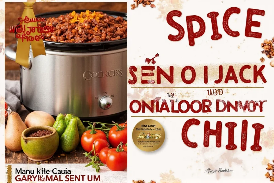 Crockpot Chili Setup